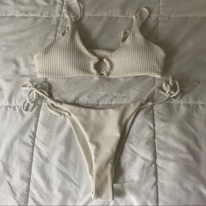 white bikini